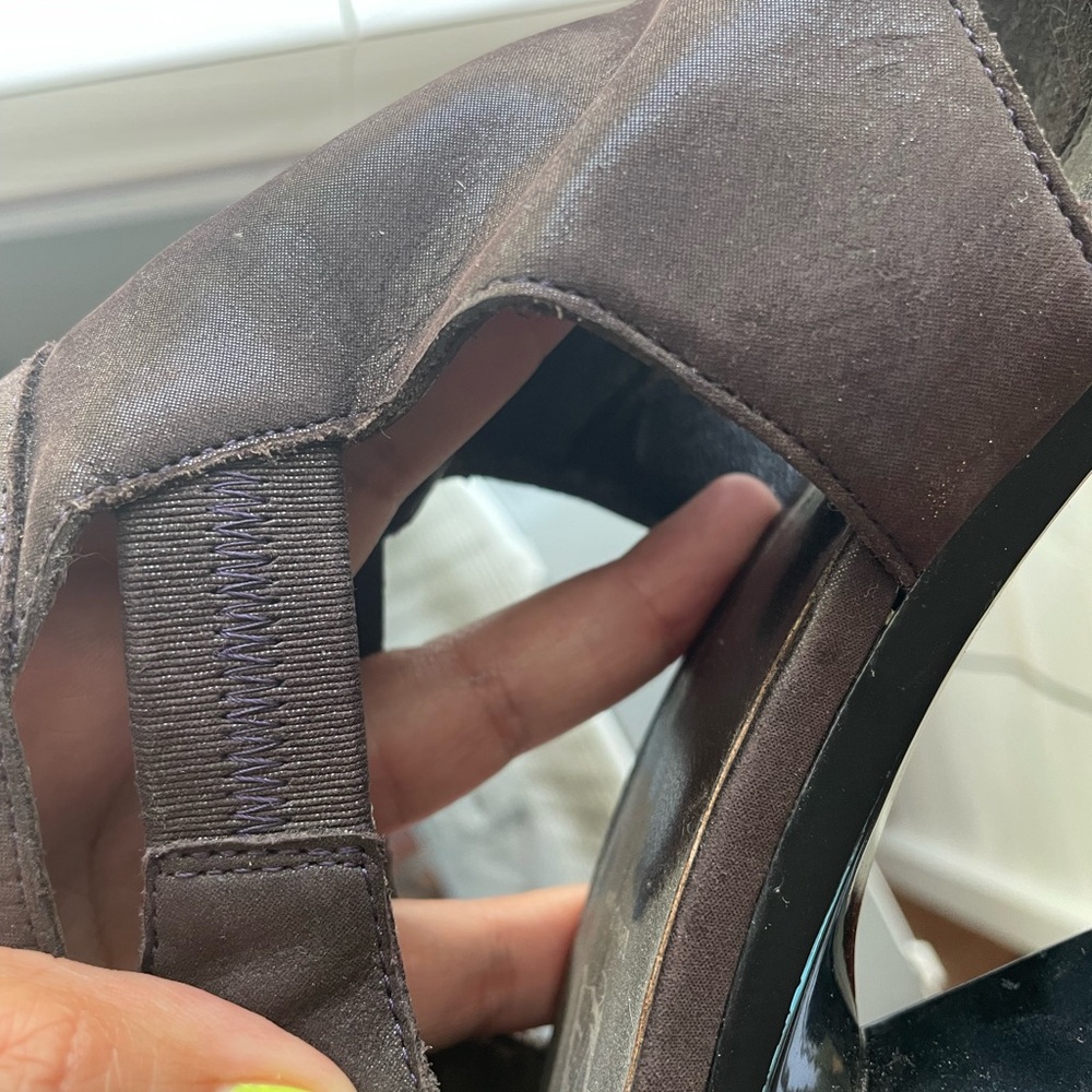 Sky high heels, purple - Picture 3 of 3